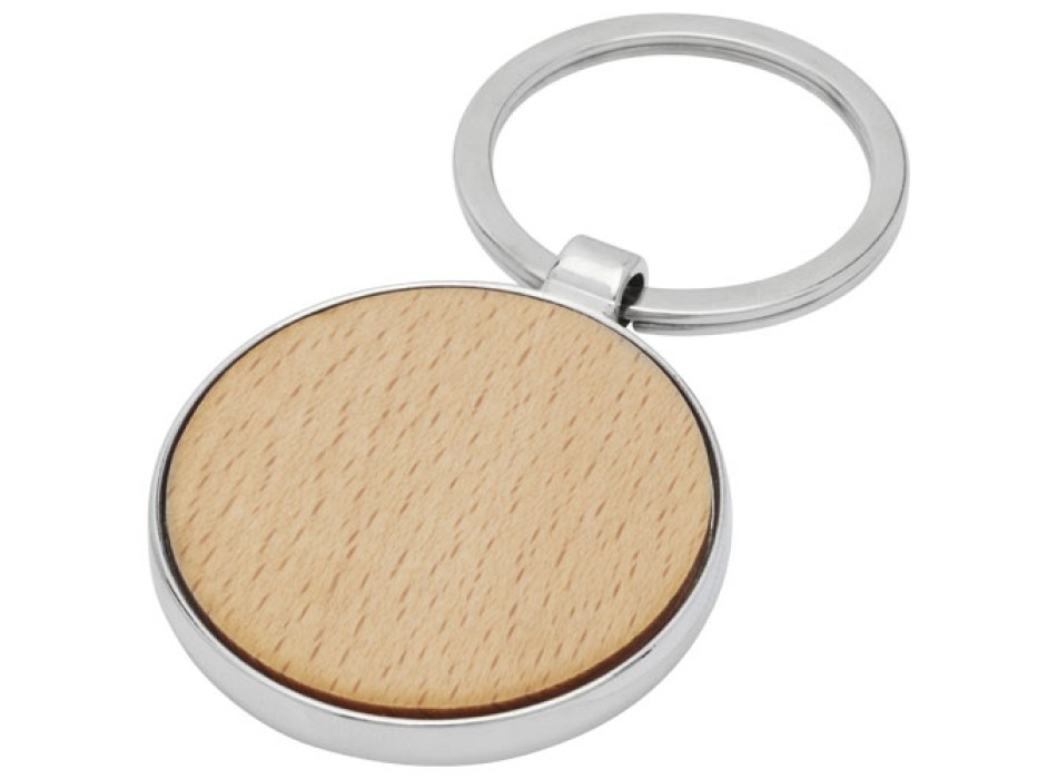 Portachiavi rotondo Moreno in legno di faggio FullGadgets.com