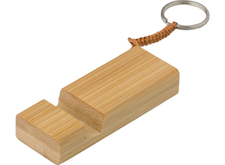 Portachiavi, supporto per smartphone, in bambù Kian FullGadgets.com