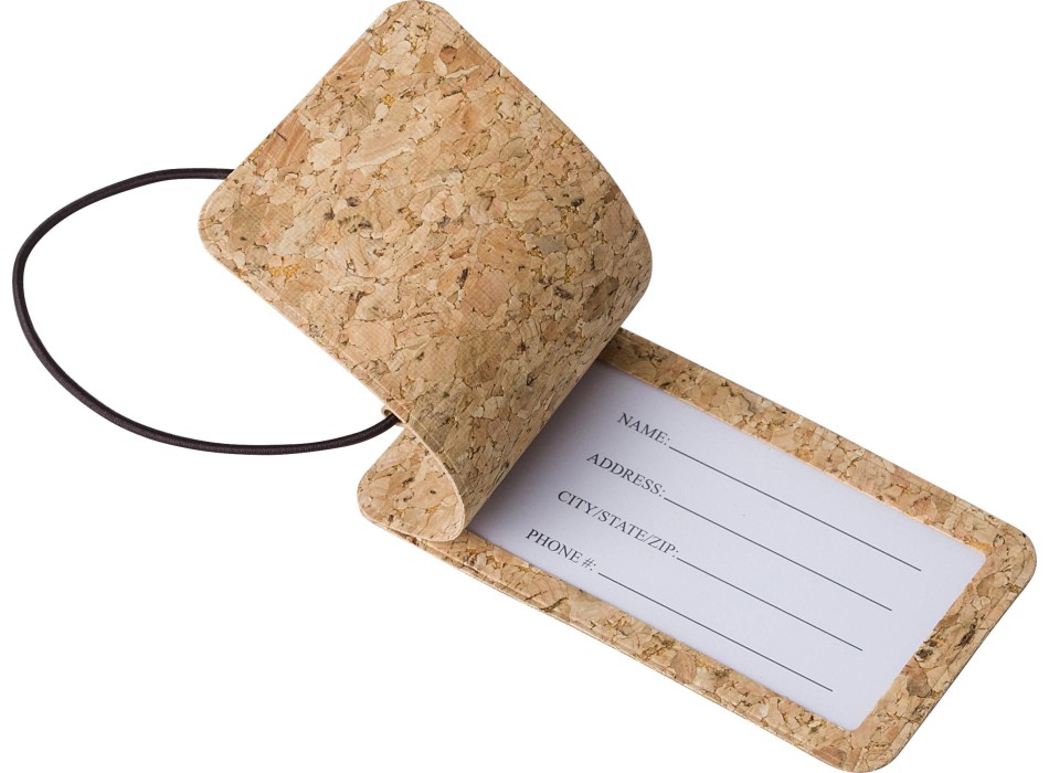 Portanome per bagaglio in sughero Makai FullGadgets.com