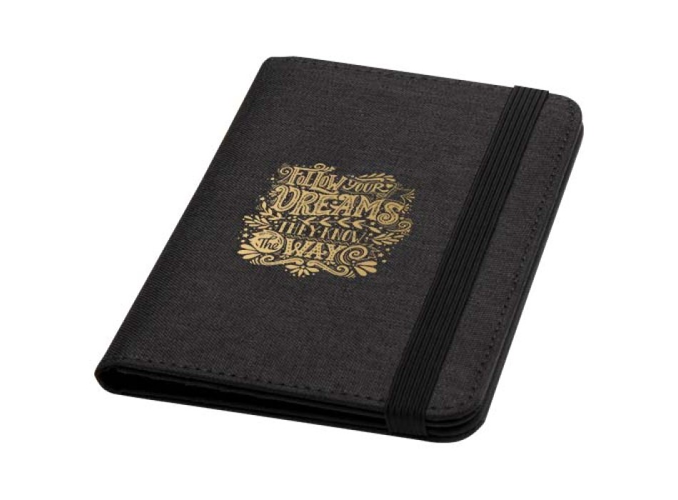 Portapassaporto in PET riciclato certificato GRS con protezione RFID Ross FullGadgets.com