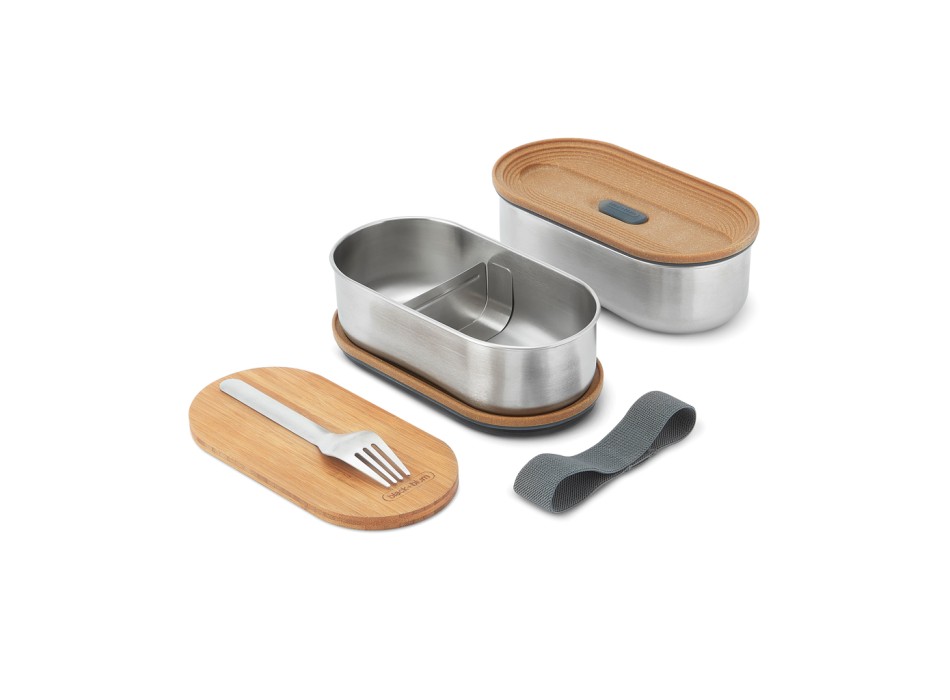 Portapranzo doppio Bento Black+Blum in acciaio FullGadgets.com