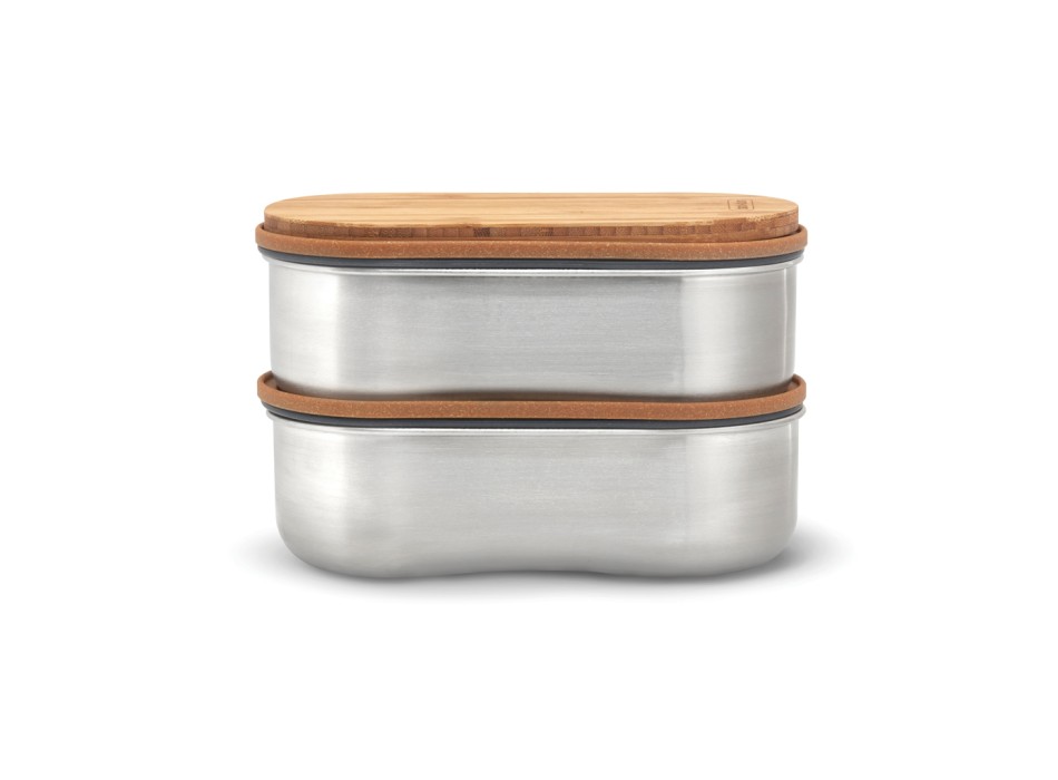 Portapranzo doppio Bento Black+Blum in acciaio FullGadgets.com