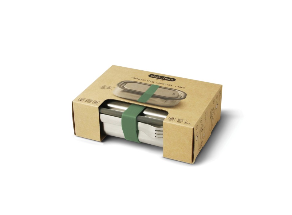 Portapranzo grande Black+Blum in acciaio FullGadgets.com