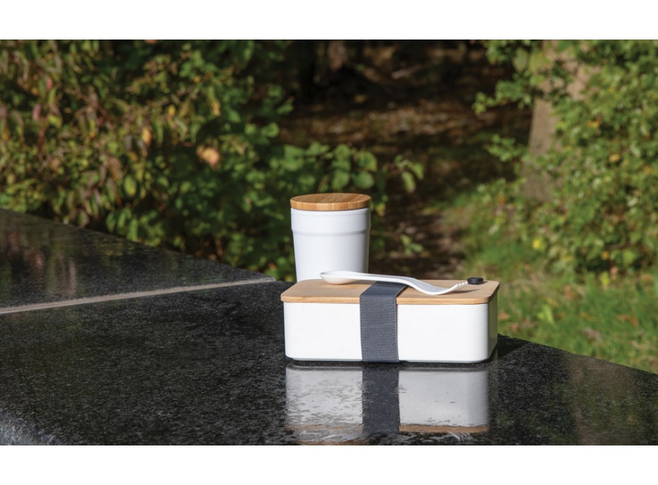 Portapranzo in RPP RCS con tappo in bambù FullGadgets.com