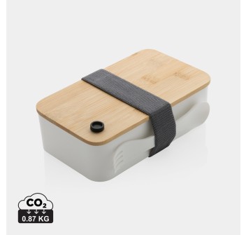 Portapranzo in RPP RCS con tappo in bambù FullGadgets.com