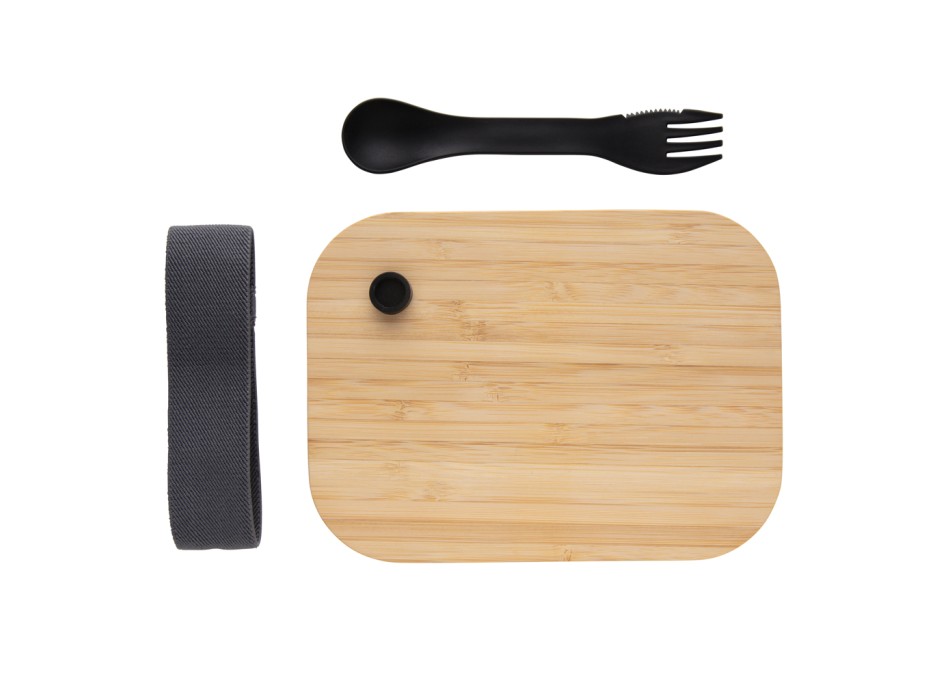 Portapranzo in vetro con tappo in bambù FullGadgets.com