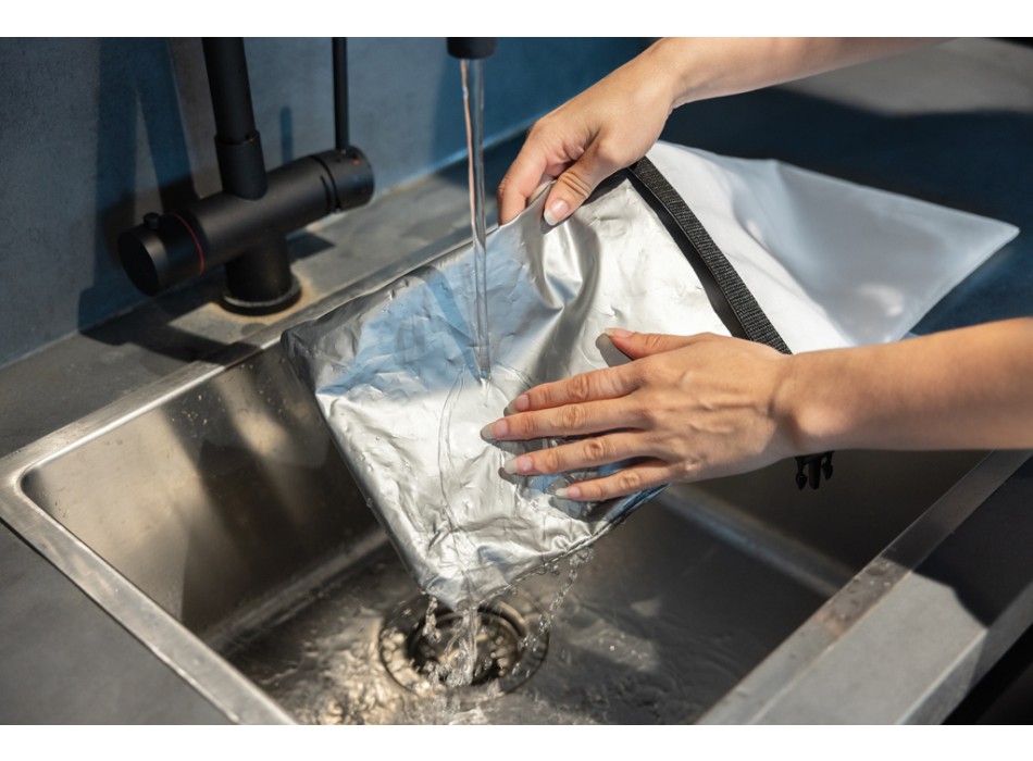 Portapranzo pieghevole 30x20 cm Snackstrap in rPET AWARE™ FullGadgets.com