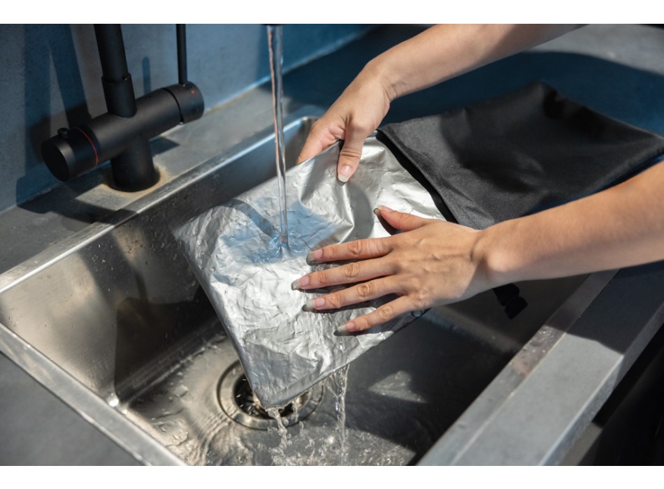 Portapranzo pieghevole 30x20 cm Snackstrap in rPET AWARE™ FullGadgets.com