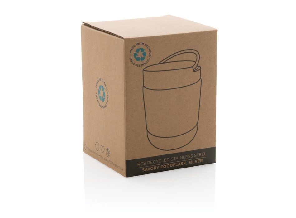 Portapranzo Savory in acciaio riciclato certificato RCS FullGadgets.com