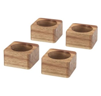 Portatovaglioli in legno di acacia Napora FullGadgets.com