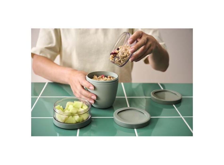 Portavivande termico composto da 3 pezzi da 500 ml + 2 da 200 ml Mepal Ellipse FullGadgets.com