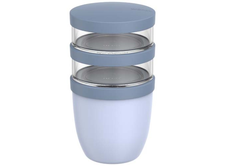 Portavivande termico composto da 3 pezzi da 500 ml + 2 da 200 ml Mepal Ellipse FullGadgets.com