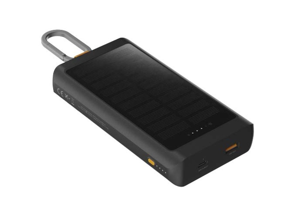Power bank a energia solare da 10.000 mAh 15 W con luce Xtorm XG2S101 Go2  FullGadgets.com