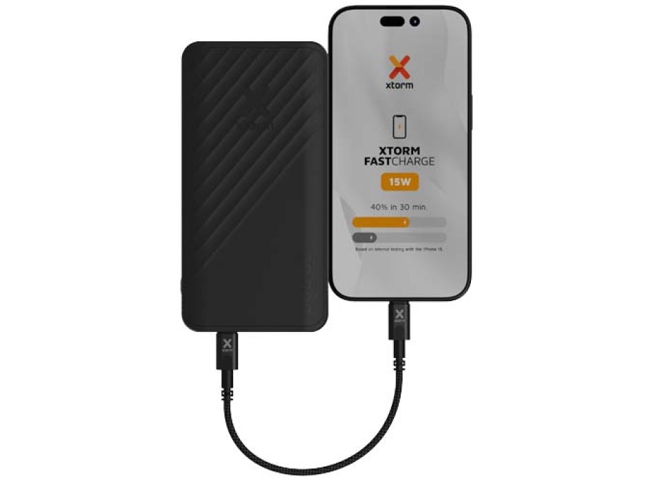 Power bank a ricarica rapida da 20.000 mAh 15 W Xtorm XG220 Go2  FullGadgets.com