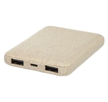 Power bank Asama da 5000 mAh realizzata con paglia di grano FullGadgets.com