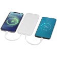 Power bank da 10.000 mAh e 10 W in plastica riciclata con 2 cavi integrati Adhil FullGadgets.com