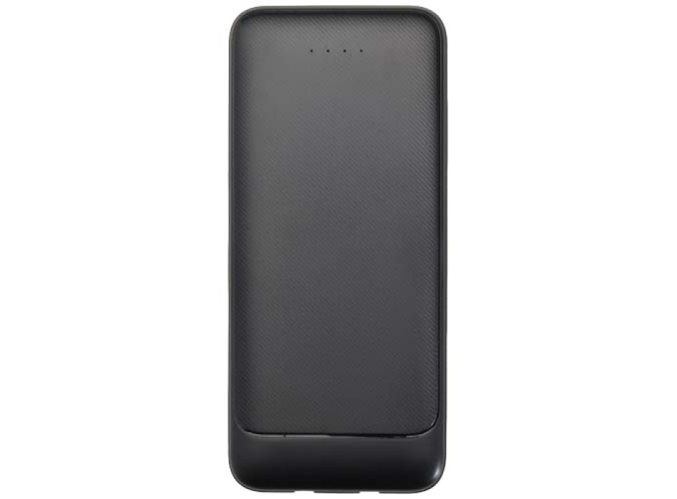 Power bank da 10.000 mAh e 10 W in plastica riciclata con 2 cavi integrati Adhil FullGadgets.com