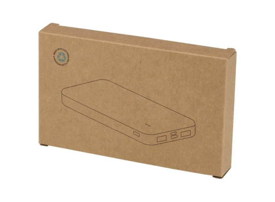 Power bank da 10.000 mAh e 10 W in plastica riciclata Intan FullGadgets.com