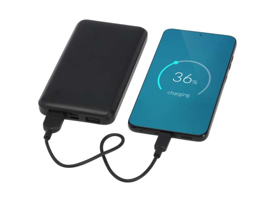 Power bank da 10.000 mAh e 10 W in plastica riciclata Intan FullGadgets.com