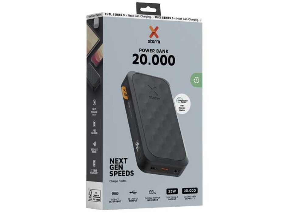 Power bank da 20.000 mAh e 35 W Xtorm FS520 Serie Fuel FullGadgets.com
