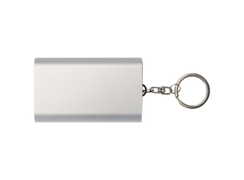 Power bank da 2000 mAh in alluminio riciclato con portachiavi Arcturus FullGadgets.com