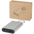 Power bank da 2000 mAh in alluminio riciclato con portachiavi Arcturus FullGadgets.com