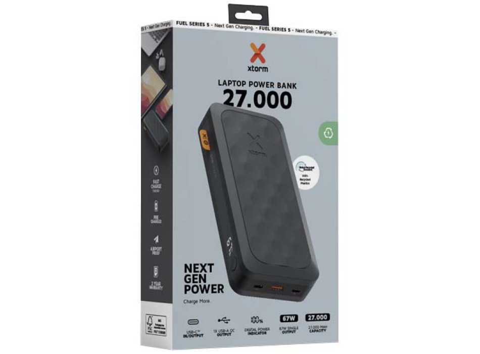 Power bank da 27.000 mAh e 67 W Xtorm FS5271 Serie Fuel FullGadgets.com
