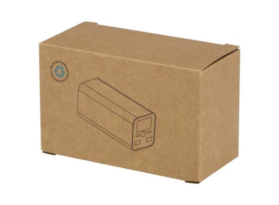 Power bank in alluminio riciclato certificato RCS da 20.000 mAh e 70 W Acamar FullGadgets.com