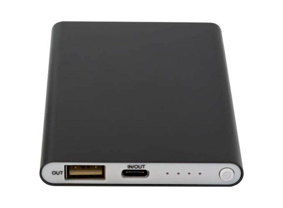 Power bank in alluminio riciclato da 4000 mAh tipo C Pep  FullGadgets.com