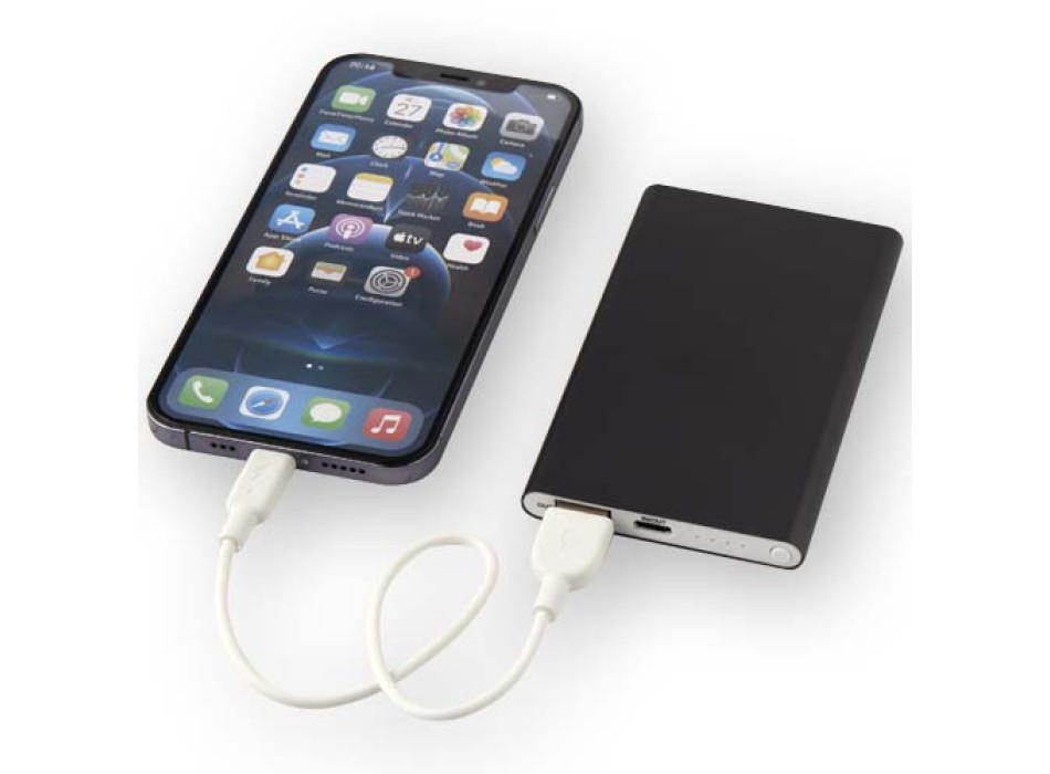 Power bank in alluminio riciclato da 4000 mAh tipo C Pep  FullGadgets.com