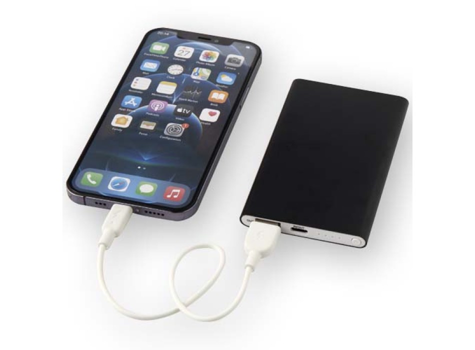 Power bank in alluminio riciclato da 4000 mAh tipo C Pep  FullGadgets.com