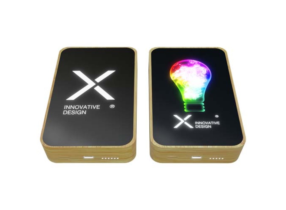 Power bank in bamboo 10.000 mAh MagSafe SCX.design P27 FullGadgets.com