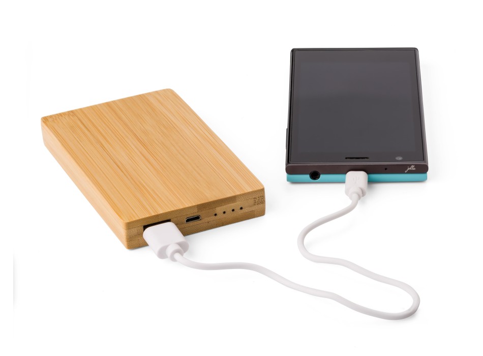 Power Bank in bamboo Ruby FullGadgets.com