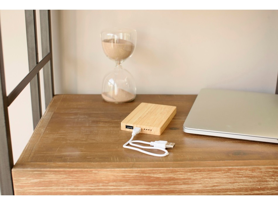 Power Bank in bamboo Ruby FullGadgets.com