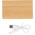 Power Bank In Bamboo Personalizzabile