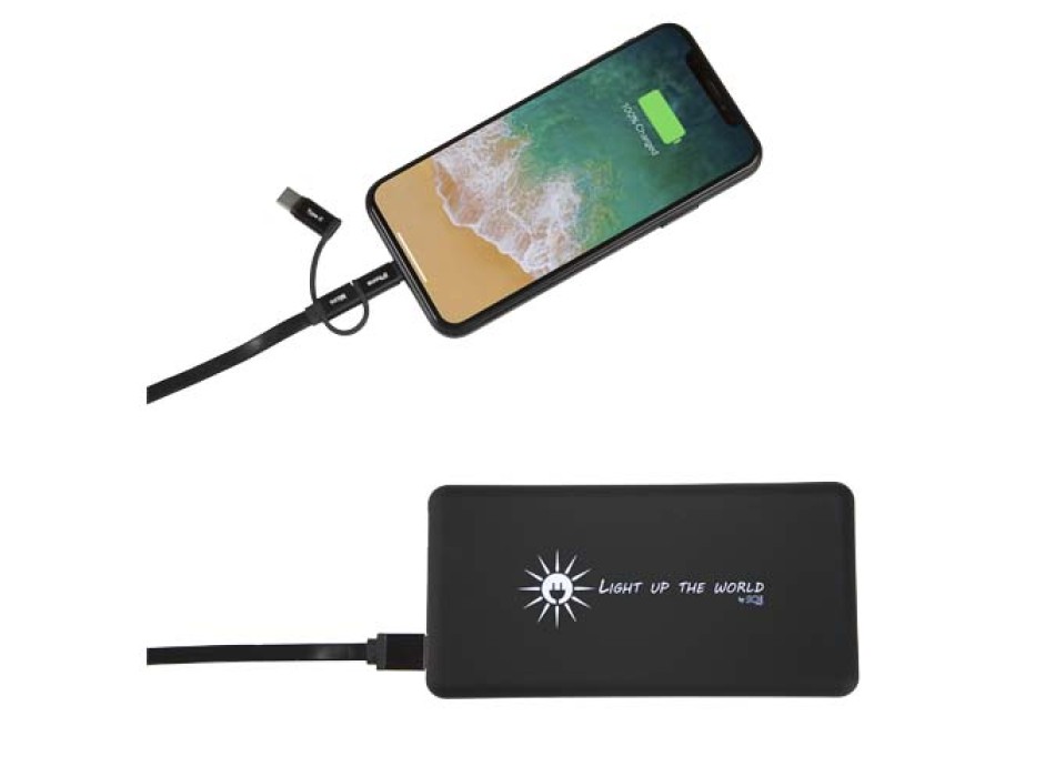Power bank luminoso SCX.design P30 a carica solare FullGadgets.com