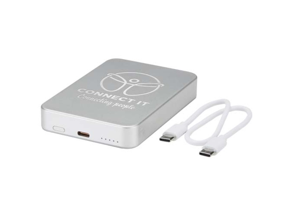 Power bank magnetico da 10.000 mAh in alluminio riciclato RCS Avis  FullGadgets.com