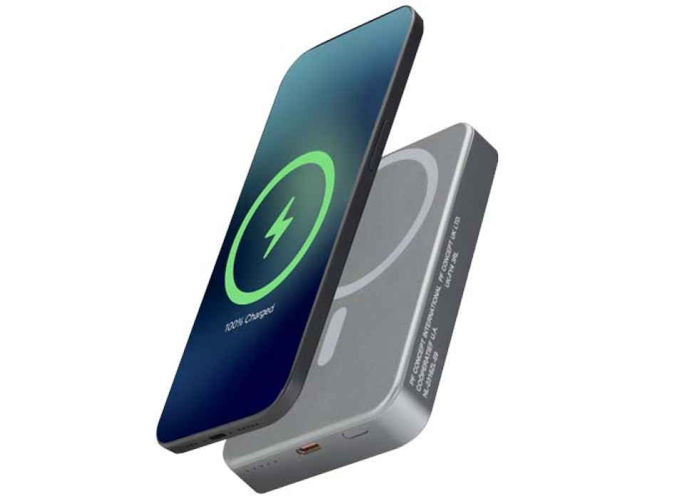 Power bank magnetico da 10.000 mAh in alluminio riciclato RCS Avis  FullGadgets.com