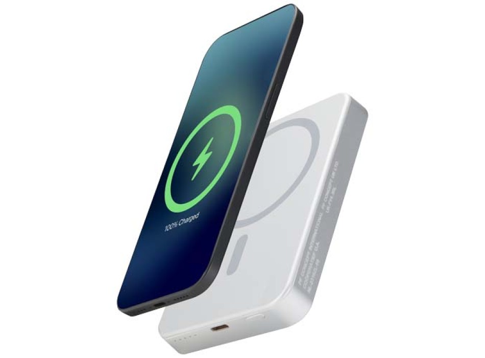 Power bank magnetico da 10.000 mAh in alluminio riciclato RCS Avis  FullGadgets.com