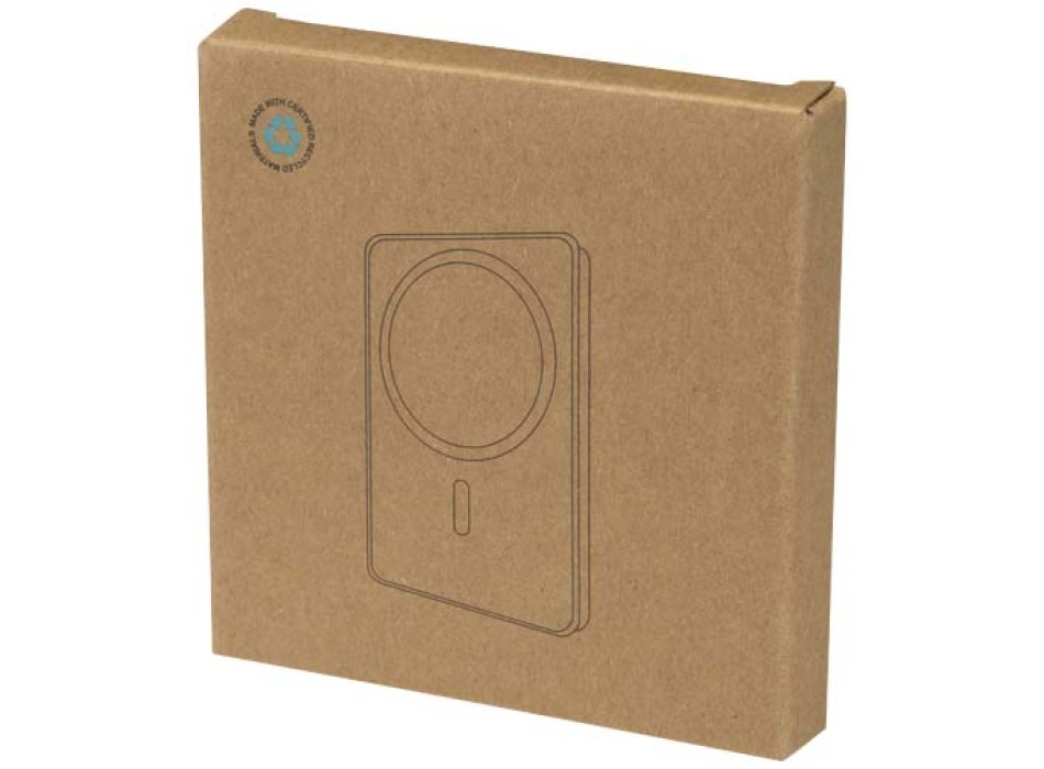 Power bank magnetico da 5000 mAh in alluminio riciclato RCS Avis  FullGadgets.com