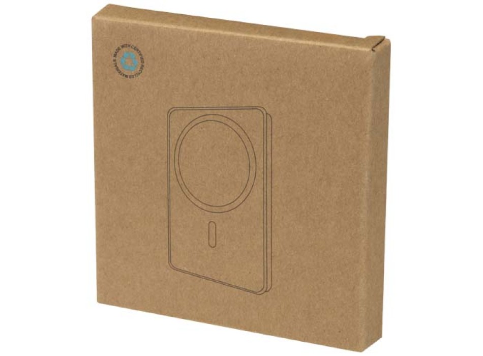 Power bank magnetico da 5000 mAh in alluminio riciclato RCS Avis  FullGadgets.com