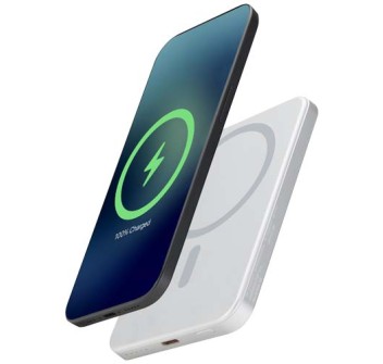 Power bank magnetico da 5000 mAh in alluminio riciclato RCS Avis  FullGadgets.com