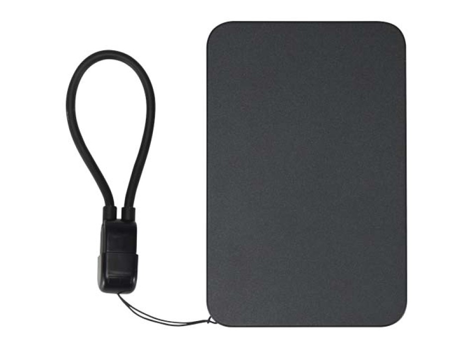 Power bank magnetico da 5000 mAh in plastica riciclata con lanyard SMART FullGadgets.com