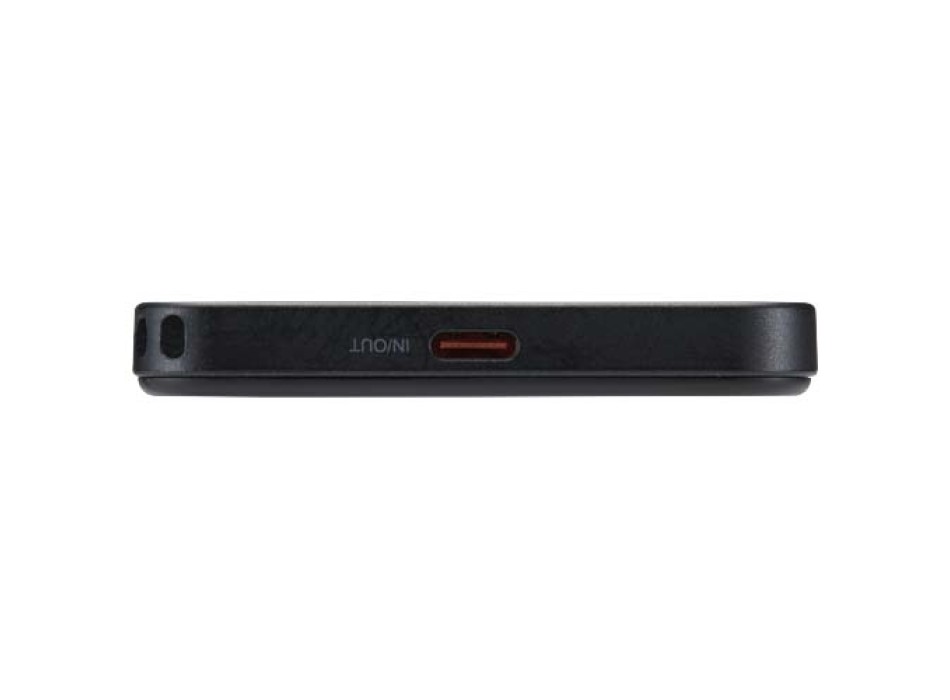 Power bank magnetico da 5000 mAh in plastica riciclata con lanyard SMART FullGadgets.com