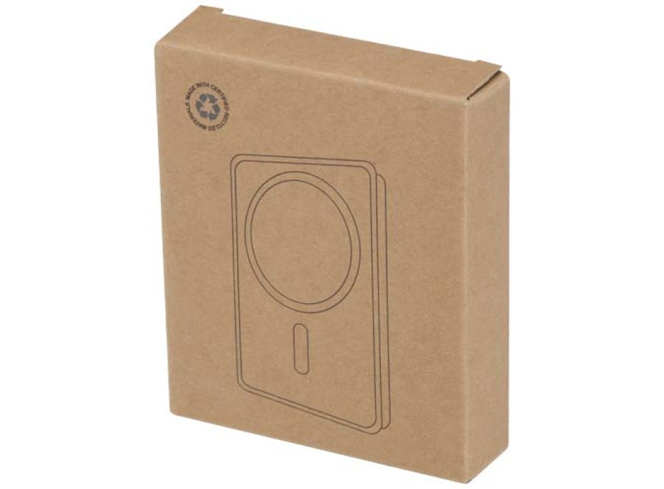 Power bank magnetico wireless da 10.000 mAh e 15 W con 20 W PD in plastica riciclata Acrab FullGadgets.com