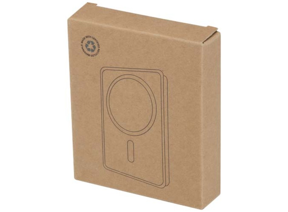 Power bank magnetico wireless da 10.000 mAh e 15 W con 20 W PD in plastica riciclata Acrab FullGadgets.com