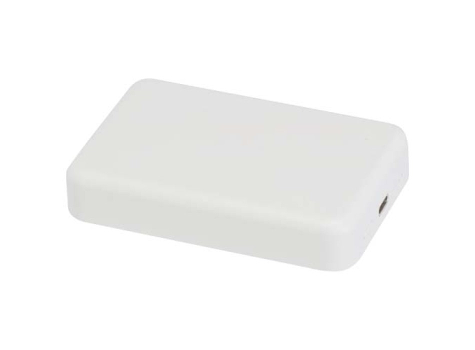 Power bank magnetico wireless da 10.000 mAh e 15 W con 20 W PD in plastica riciclata Acrab FullGadgets.com