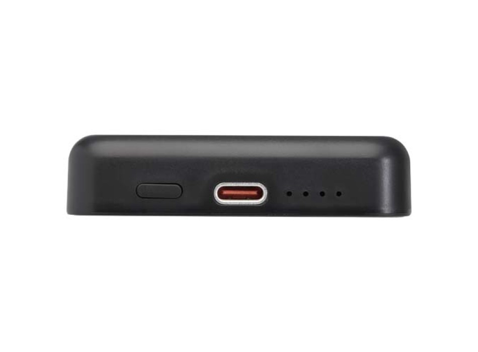 Power bank magnetico wireless da 5.000 mAh e 15 W con 20 W PD in plastica riciclata Acrab FullGadgets.com