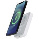 Power bank magnetico wireless da 5.000 mAh e 15 W con 20 W PD in plastica riciclata Acrab FullGadgets.com