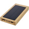 Power bank solare in bambù Elz FullGadgets.com